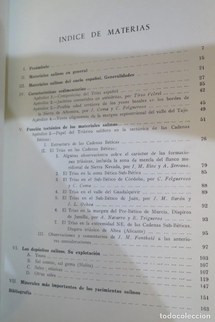 Libros de segunda mano: MATERIALES SALINOS DEL SUE&Ntilde;O ESPA&Ntilde;OL. RIOS - Foto 2