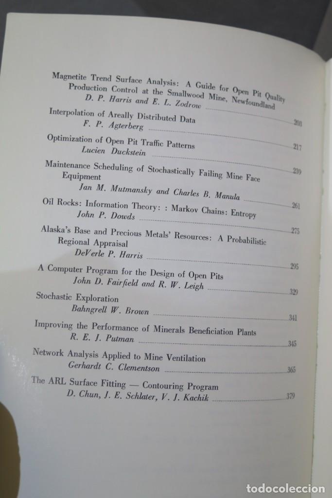 Libros de segunda mano: Operations Research and Computer Applications in the Mineral Industries - Foto 3