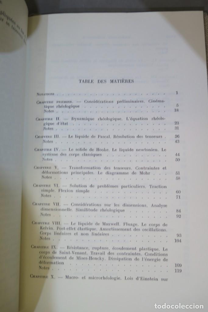 Libros de segunda mano: RHEOLOGIE THEORIQUE. REINER - Foto 2