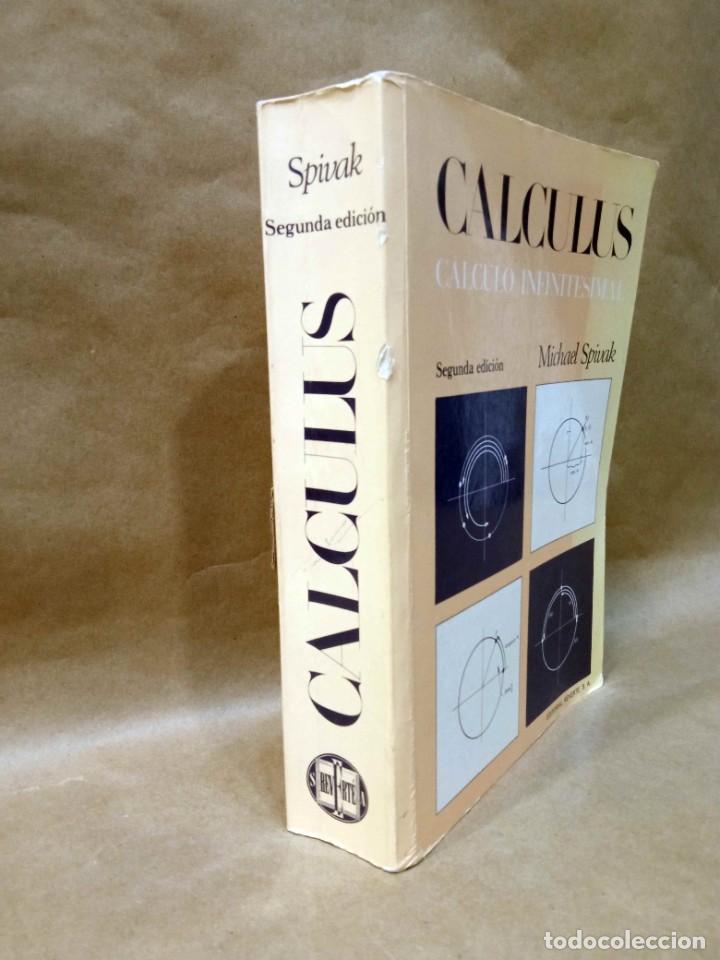 Libros de segunda mano de ciencias: MICHAEL SPIVAK - CALCULUS. C&Aacute;LCULO INFINETISIMAL. REVERT&Eacute;, 1992. - Foto 2