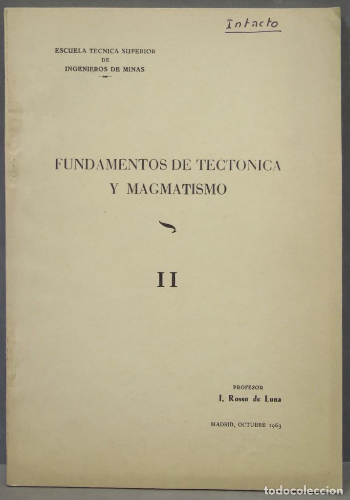 Libros de segunda mano: FUNDAMENTOS DE TECTONICA Y MAGMATIMOS. ROSO DE LUNA - Foto 1