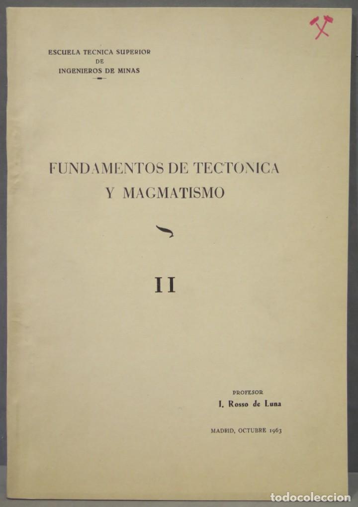 Libros de segunda mano: FUNDAMENTOS DE TECTONICA Y MAGMATIMOS. ROSO DE LUNA - Foto 1