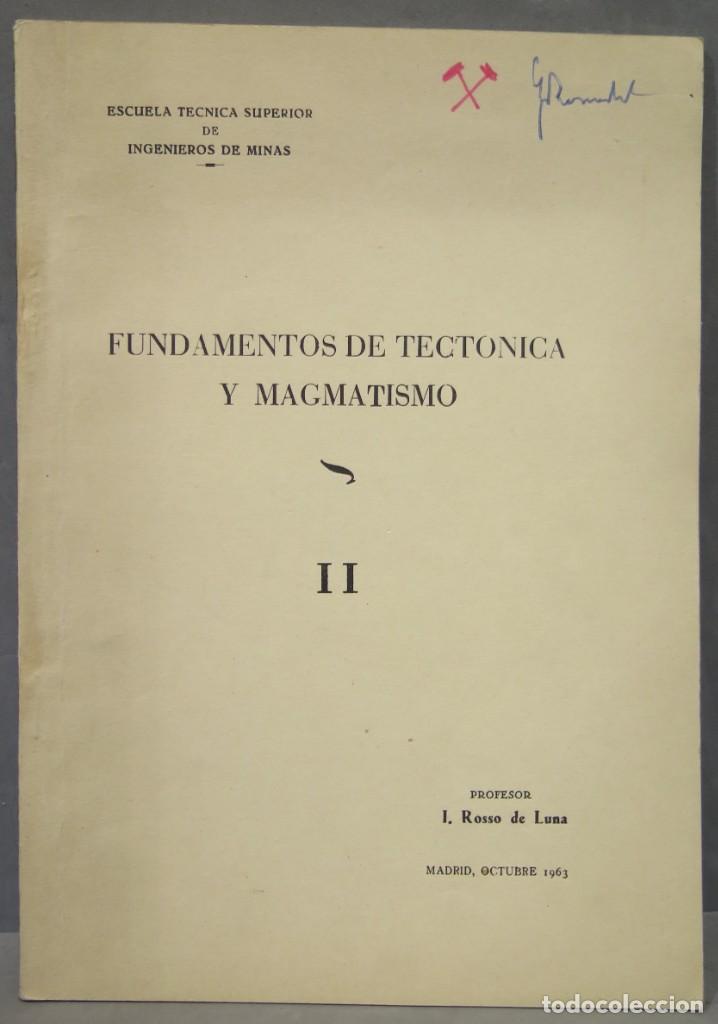 Libros de segunda mano: FUNDAMENTOS DE TECTONICA Y MAGMATIMOS. ROSO DE LUNA - Foto 1