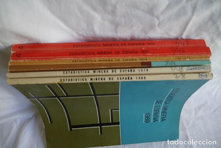 Libros de segunda mano: 5 volúmenes de Estadística Minera de España 1969-1970-1972-1973-1974-1975 - Foto 2 - 292087178