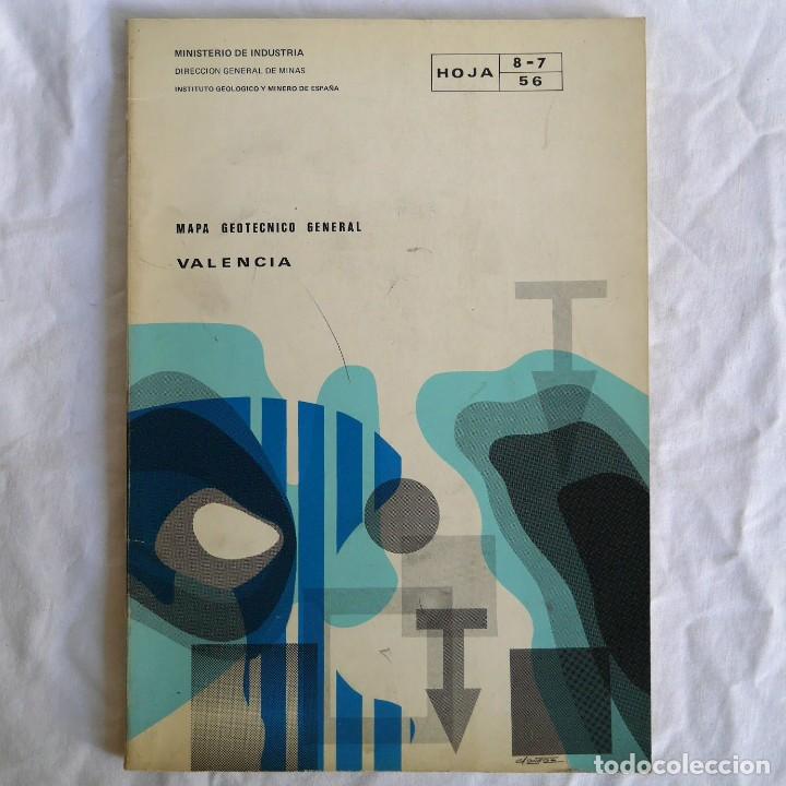 Libros de segunda mano: Mapa geot&eacute;cnico general de Valencia 1:200.000, 1973 - Foto 1