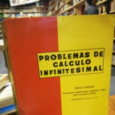 Livros em segunda mão: PROBLEMAS DE CALCULO INFINATESIMAL R.A.E.C. Lote 293402503