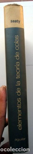 Libros de segunda mano de ciencias: Elementos de la teor&iacute;a de colas, de Saaty - Foto 2