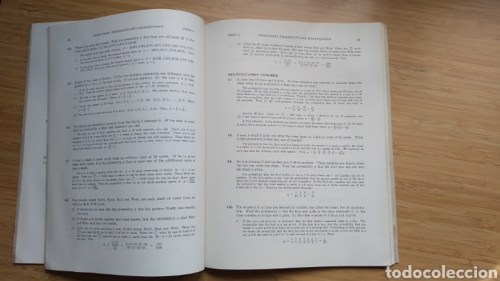 Libros de segunda mano de ciencias: Theory and problems of probability. 500 solved problems - Seymour Lipschutz - Foto 2