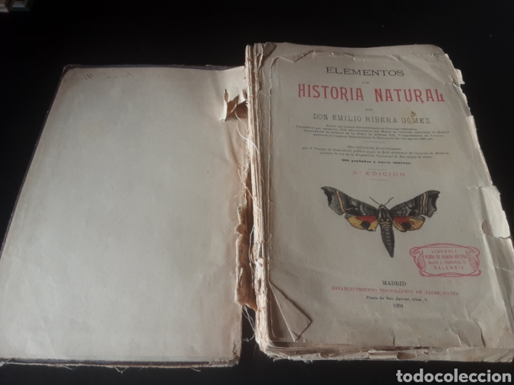 Libros de segunda mano: Historia natural. -E. Ribera- - Foto 5