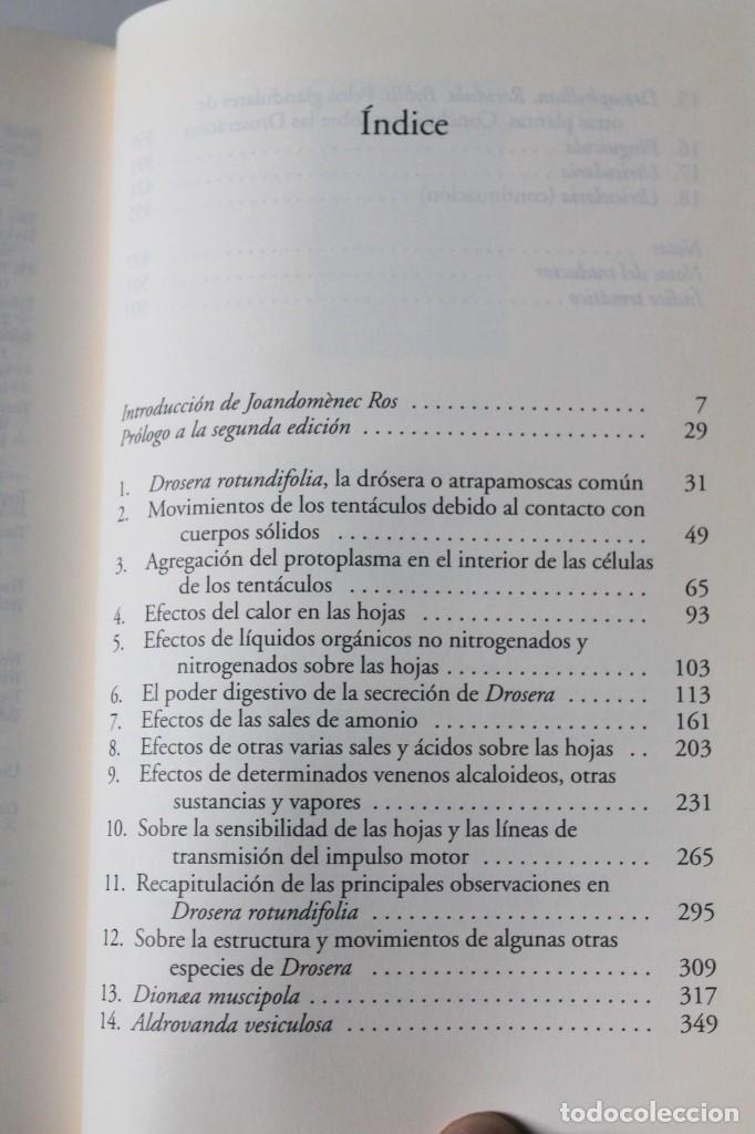 Libros de segunda mano: Charles Darwin - Plantas carn&iacute;voras - Editorial Laetoli - Foto 4