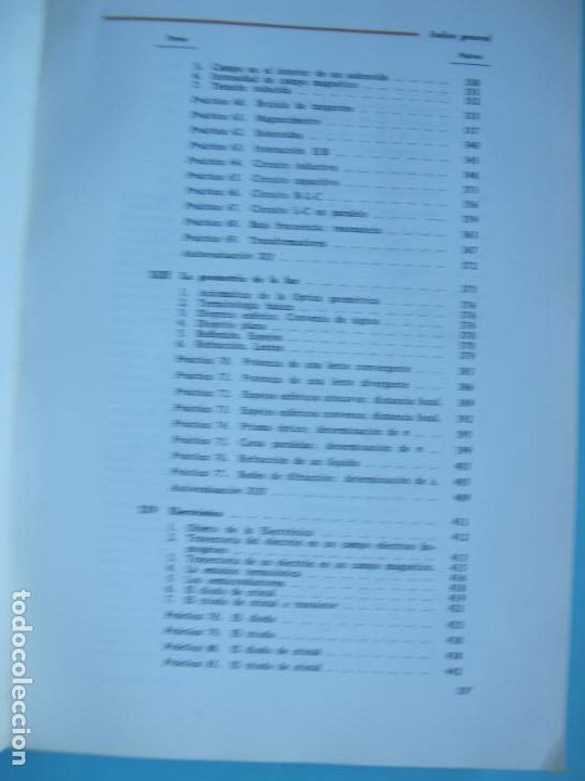Libros de segunda mano de ciencias: F&Iacute;S&Iacute;CA PR&Aacute;CTICA B&Aacute;SICA.- P. SOLER, A. NEGRO.- EDITORIAL ALHAMBRA. 1973 - Foto 4