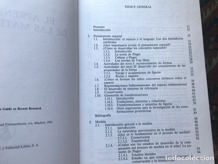 Libros de segunda mano de ciencias: El aprendizaje de las matem&aacute;ticas. Linda Dickson. Labor - Foto 4