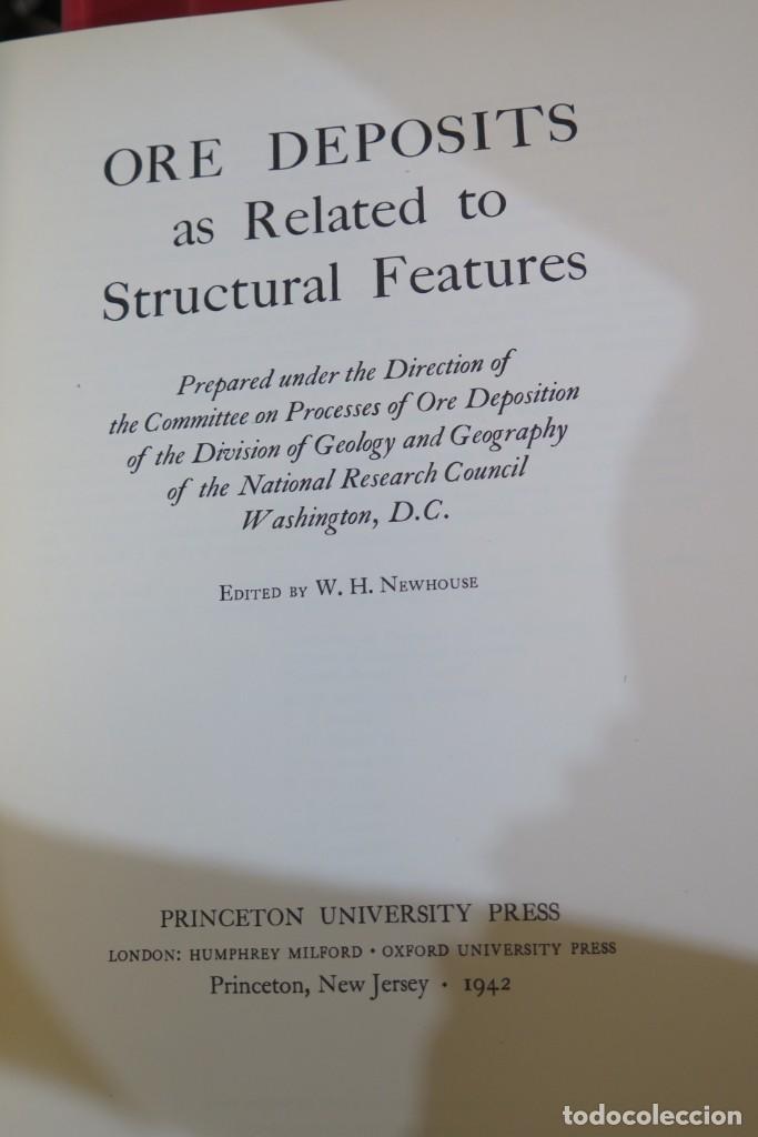 Libros de segunda mano: Ore Deposits as Related to Structural Features. Newhouse - Foto 2