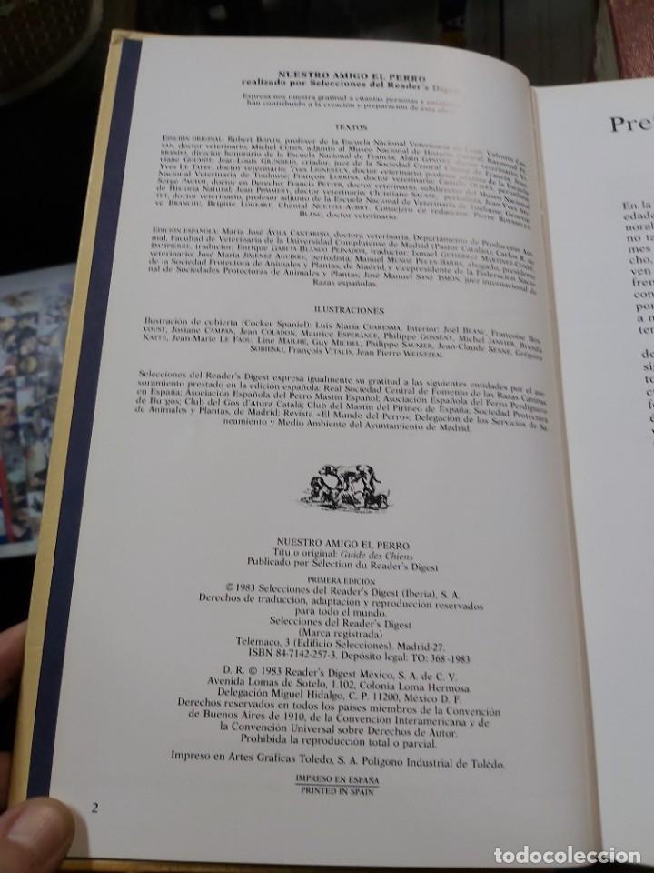 Libros de segunda mano: NUESTRO AMIGO EL PERRO. SELECCIONES DEL READERS DIGEST - Foto 3