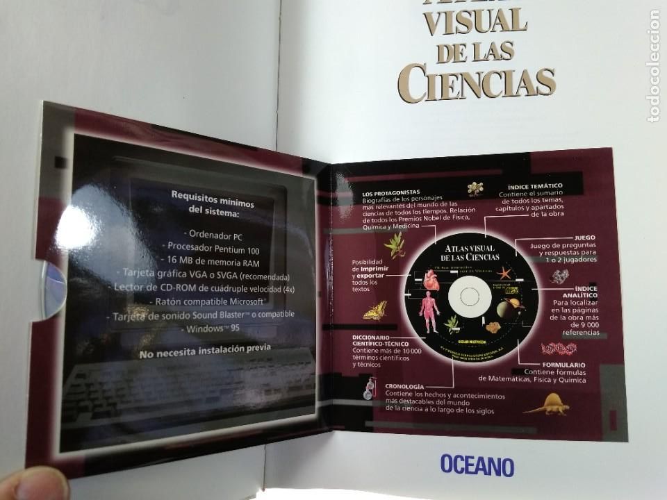 Libros de segunda mano: ATLAS VISUAL DE LAS CIENCIAS. Con CD-Rom interactivo versi&oacute;n Windows. Oceano 1999 ISBN 8449413087 - Foto 6