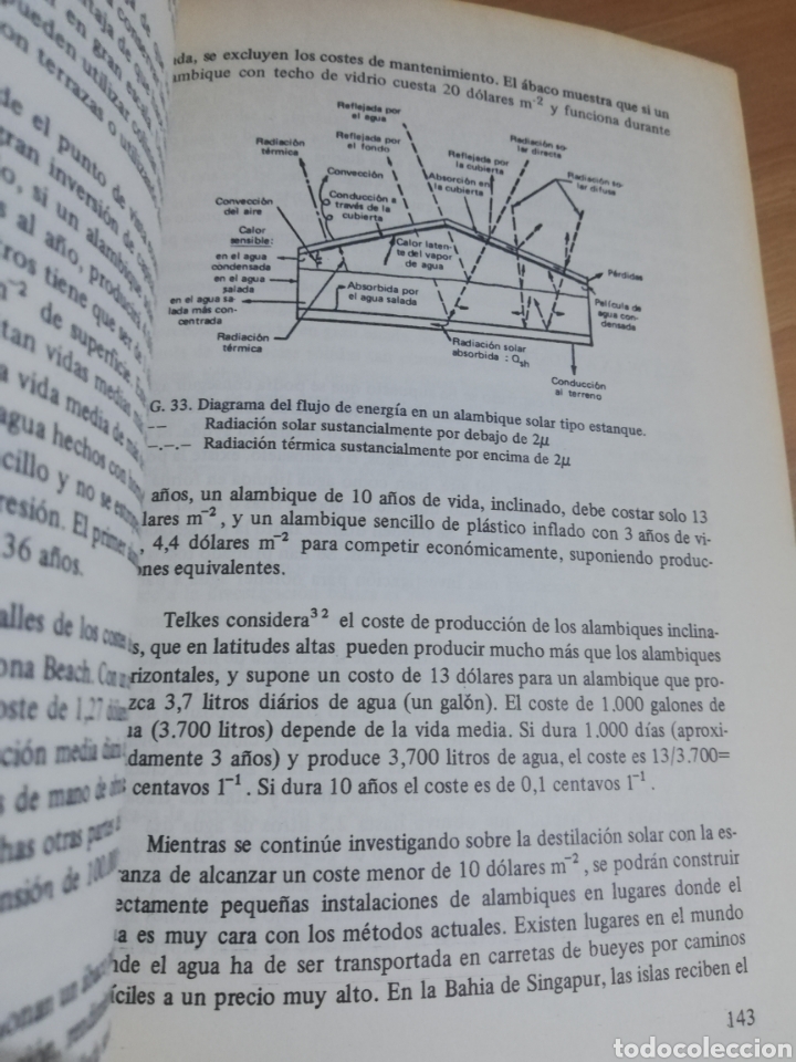 Libros de segunda mano de ciencias: USO DIRECTO DE LA ENERG&Iacute;A SOLAR (FARRINGTON DANIELS) - Foto 8
