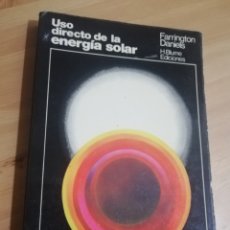 Libros de segunda mano de Ciencias: USO DIRECTO DE LA ENERGÍA SOLAR (FARRINGTON DANIELS)