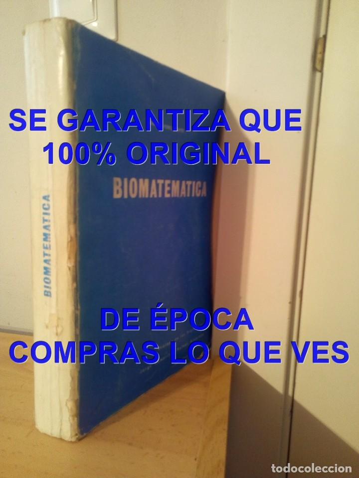 Libros de segunda mano: Libro Biomatematica Manuel P&eacute;rez Beato U77 - Foto 1