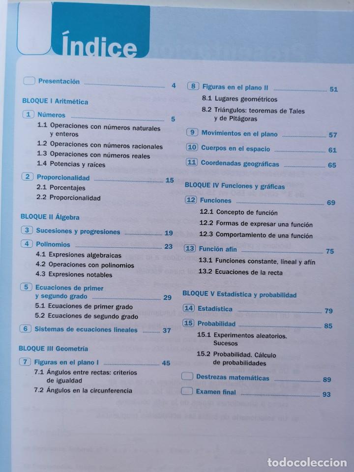 Libros de segunda mano de ciencias: MATEM&Aacute;TICAS 3&ordm; ESO/LOE (Bru&ntilde;o) - Foto 2