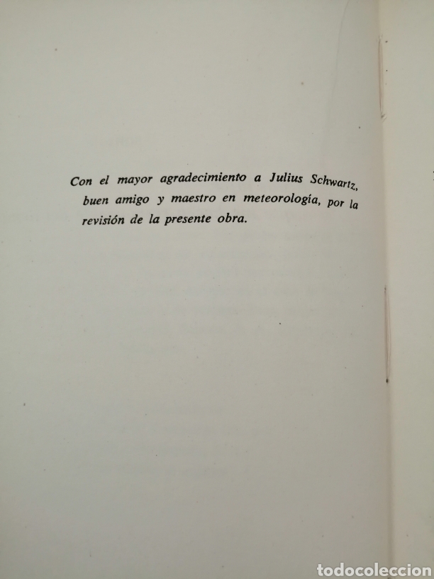 Libros de segunda mano de ciencias: EL TIEMPO Y C&Oacute;MO SE PREDICE (PRIMERA EDICI&Oacute;N) - Foto 4