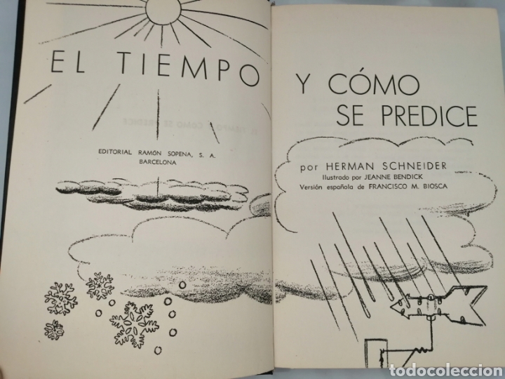 Libros de segunda mano de ciencias: EL TIEMPO Y C&Oacute;MO SE PREDICE (PRIMERA EDICI&Oacute;N) - Foto 7