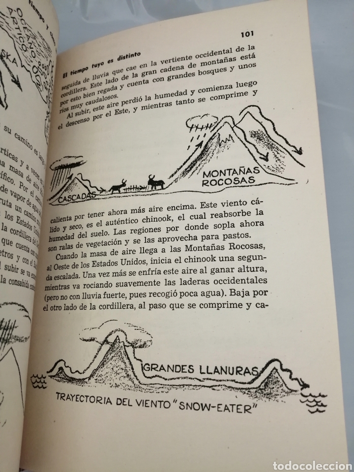 Libros de segunda mano de ciencias: EL TIEMPO Y C&Oacute;MO SE PREDICE (PRIMERA EDICI&Oacute;N) - Foto 12