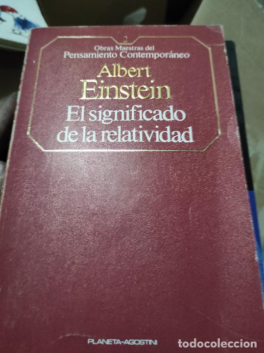 Libros de segunda mano de ciencias: EL SIGNIFICADO DE LA RELATIVIDAD / ALBERT EINSTEIN - Foto 1