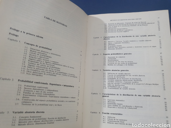 Libros de segunda mano de ciencias: METODOS ESTAD&Iacute;STICOS SIXTO RIOS EDICIONES EL CASTILLO - Foto 3