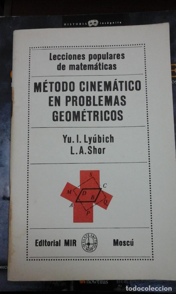 Libros de segunda mano de ciencias: M&Eacute;TODO CINEM&Aacute;TICO EN PROBLEMAS GEOM&Eacute;TRICOS (Moscu, 1984) - Foto 1