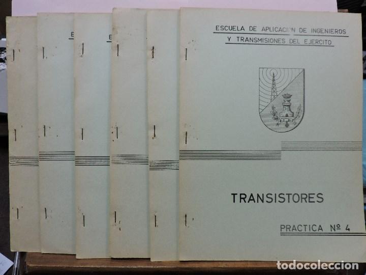 Second hand books of Sciences: Escuela de aplicaci&oacute;n de ingenieros y transmisiones del ej&eacute;rcito. Transistores N&ordm; 1, 2, 3, 4, 5 y 13