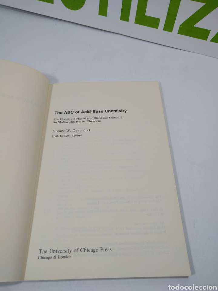 Libros de segunda mano de ciencias: The ABC of &Aacute;cid Base Chemistry. - Foto 2