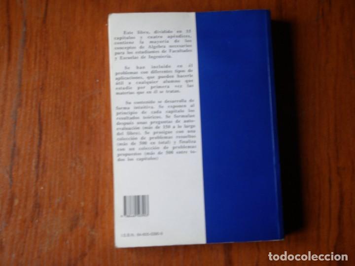 Libros de segunda mano de ciencias: LIBRO PROBLEMAS DE ALGEBRA CON ESQUEMAS TEORICOS A DE LA VILA - Foto 10