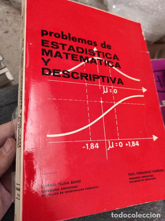 Libros de segunda mano de ciencias: Problema de estad&iacute;stica matem&aacute;tica y descriptiva. Rafael Oliva - Foto 1