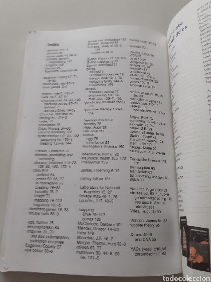 Libros de segunda mano: Introducing Genetics, Steve Jones Borin Van Loon, ingl&eacute;s 1993 - Foto 7