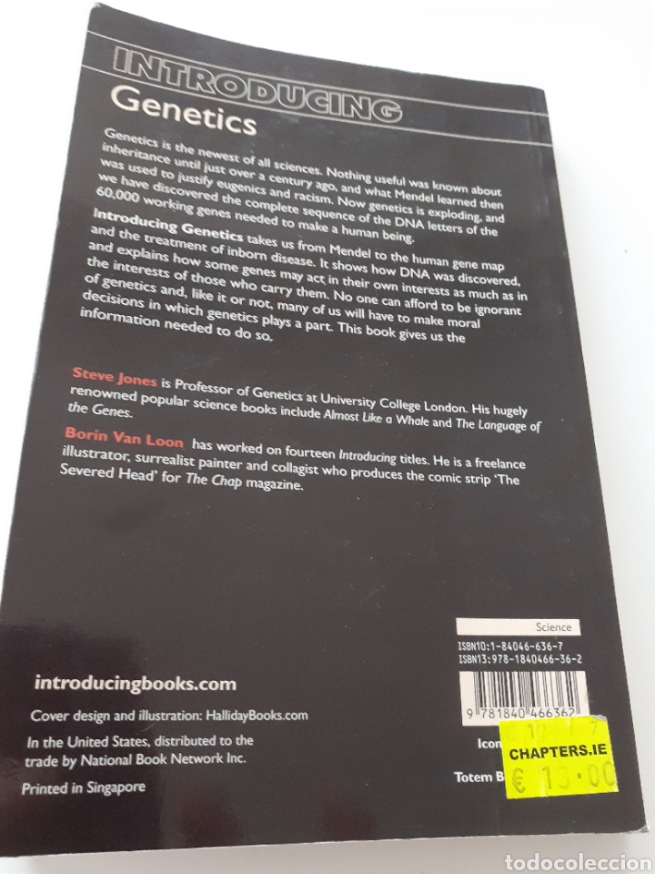 Libros de segunda mano: Introducing Genetics, Steve Jones Borin Van Loon, ingl&eacute;s 1993 - Foto 8