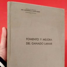 Libros de segunda mano: FOMENTO Y MEJORA DEL GANADO LANAR. AÑO: 1964. CHURRA. MANCHEGA. MERINA. NAVARRA. SEGUREÑA.