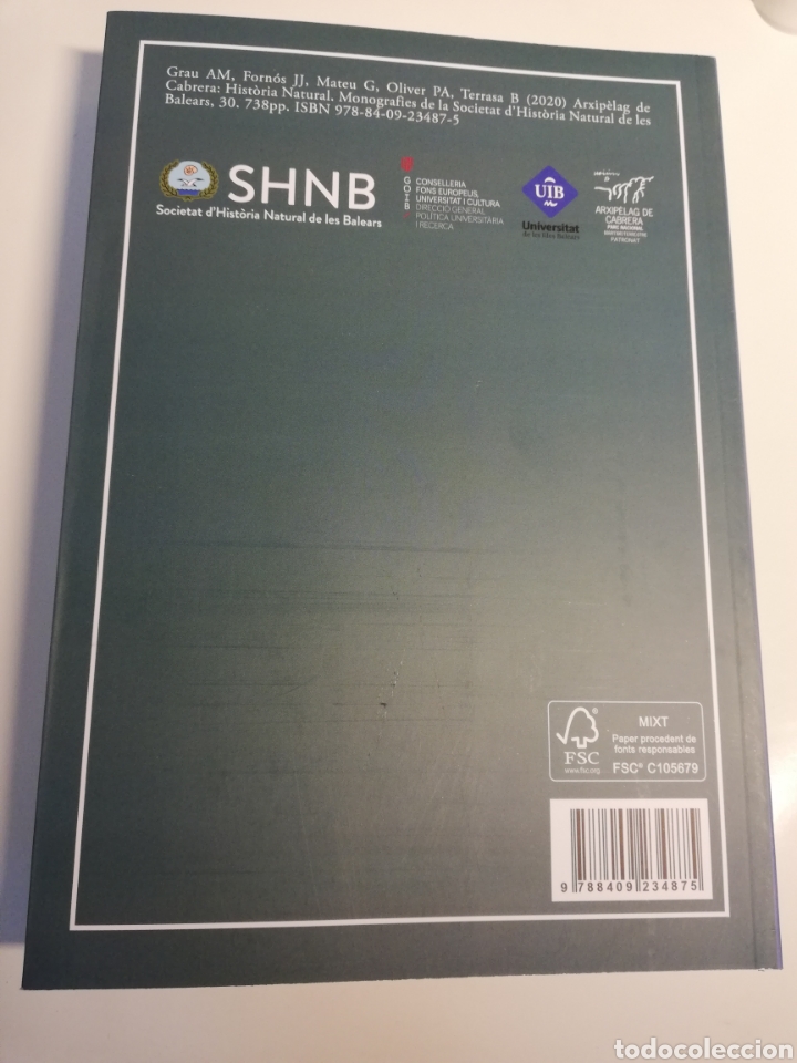 Libros de segunda mano: ARXIP&Egrave;LAG DE CABRERA: HIST&Ograve;RIA NATURAL (SHNB) - Foto 23