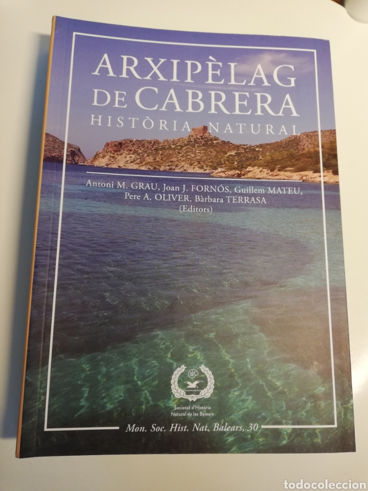 Libros de segunda mano: ARXIP&Egrave;LAG DE CABRERA: HIST&Ograve;RIA NATURAL (SHNB) - Foto 1