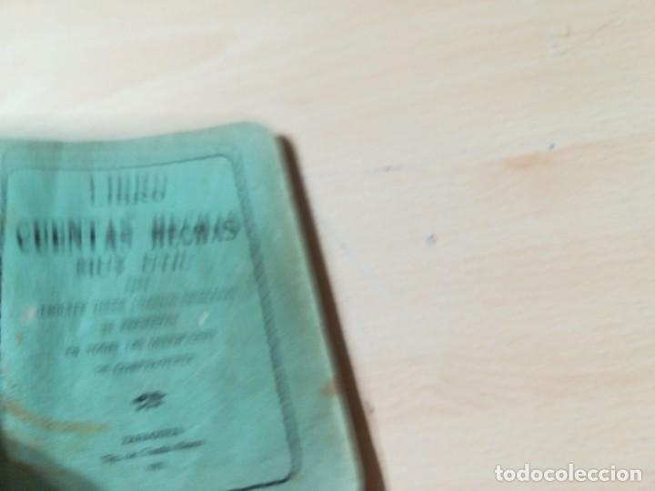 Libros de segunda mano de ciencias: LIBRO DE CUENTAS HECHAS MUY UTIL / ZARAGOZA 1911 / RESOLVER OPERACIONES COMPRA VENTA / ALL67 - Foto 4