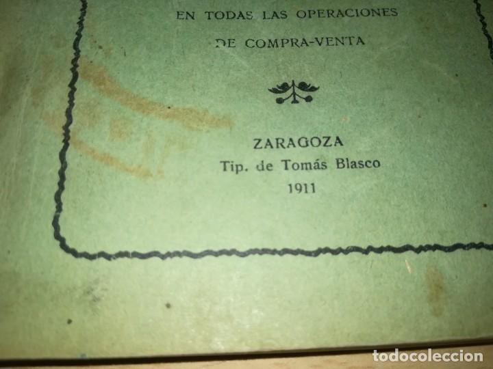 Libros de segunda mano de ciencias: LIBRO DE CUENTAS HECHAS MUY UTIL / ZARAGOZA 1911 / RESOLVER OPERACIONES COMPRA VENTA / ALL67 - Foto 6