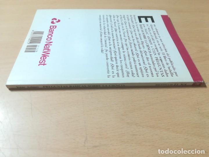 Libros de segunda mano de ciencias: PREGUNTAS BASICAS SOBRE LA CIENCIA / ISAAC ASIMOV / BIBLIOTECA EL SOL / AM31 - Foto 2