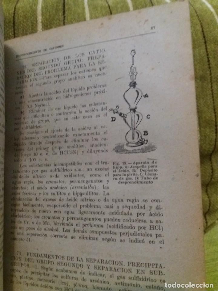 Libros de segunda mano de ciencias: ELEMENTOS DE AN&Aacute;LISIS QU&Iacute;MICO - Foto 7