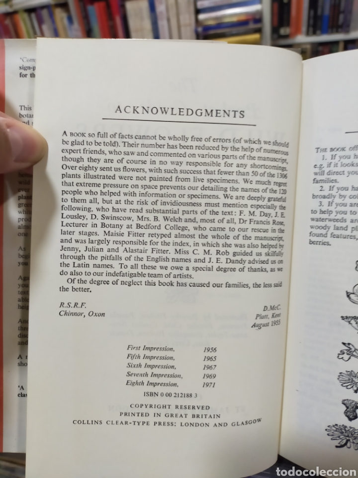 Libros de segunda mano: WILD FLOWERS - COLLINS POCKET GUIDE - McCLINTOCK - FITTER - Foto 9