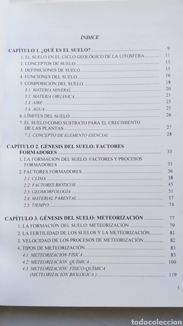 Libros de segunda mano: G&eacute;nesis de suelos. - Foto 3