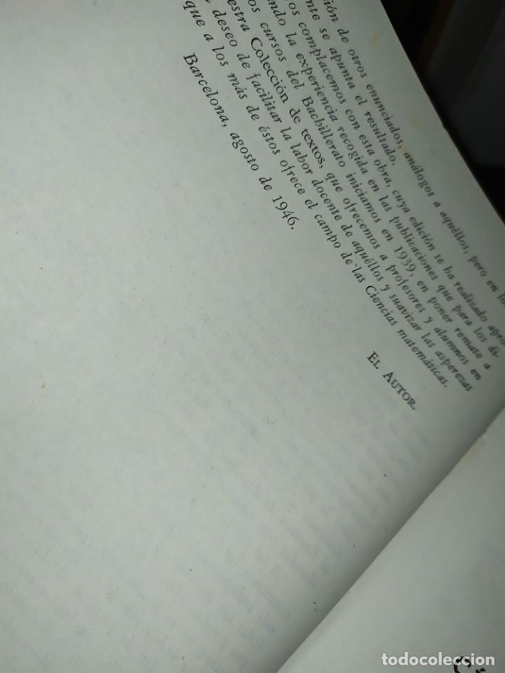 Libros de segunda mano de ciencias: MATEM&Aacute;TICAS ELEMENTALES S&Eacute;PTIMO CURSO ALFONSO GIRONZA 1948 - Foto 12