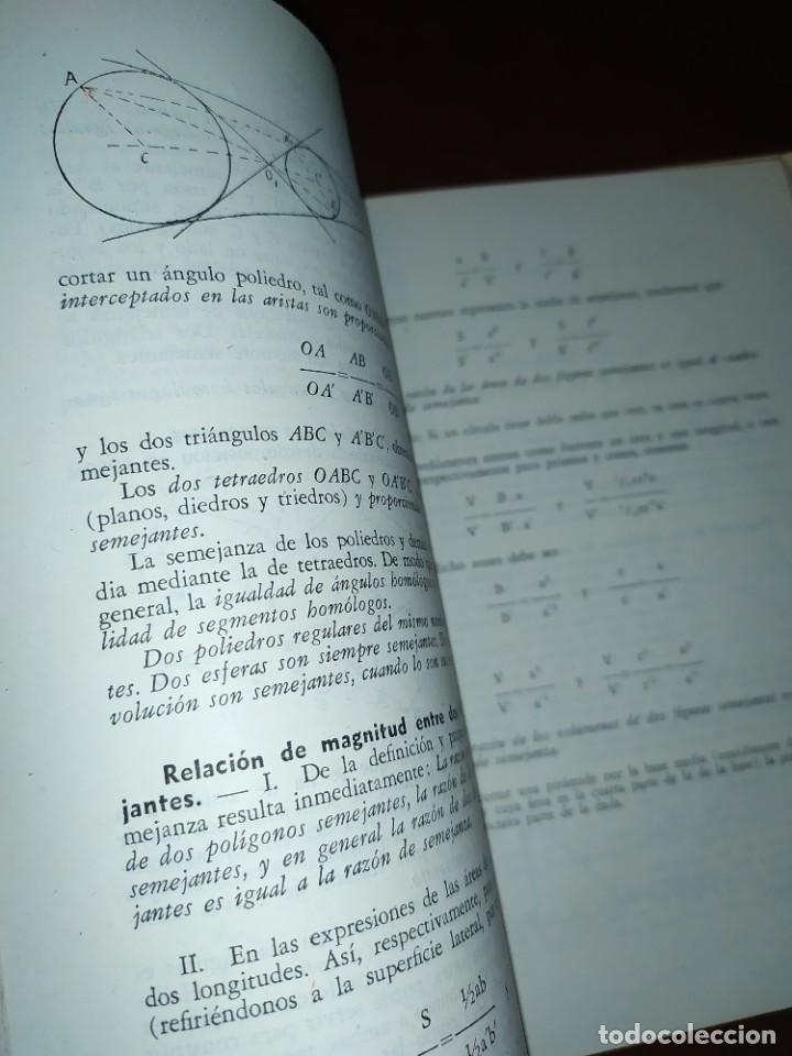Libros de segunda mano de ciencias: MATEM&Aacute;TICAS ELEMENTALES S&Eacute;PTIMO CURSO ALFONSO GIRONZA 1948 - Foto 22