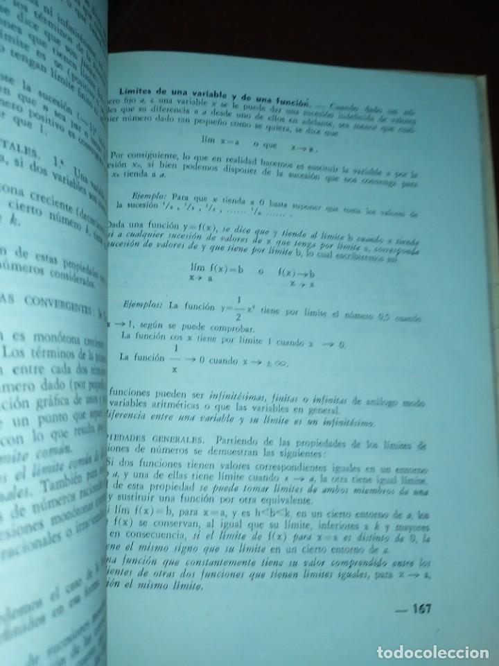Libros de segunda mano de ciencias: MATEM&Aacute;TICAS ELEMENTALES S&Eacute;PTIMO CURSO ALFONSO GIRONZA 1948 - Foto 25