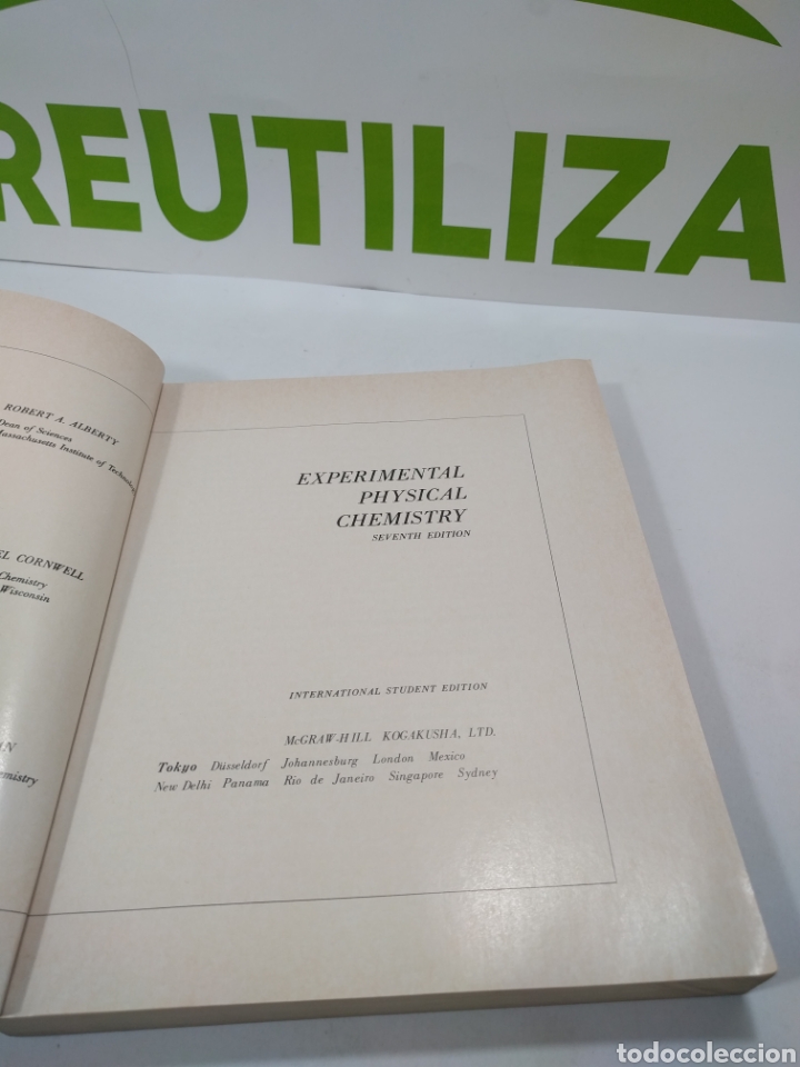Libros de segunda mano de ciencias: Experimental physical Chemistry. Seventh Edition. - Foto 2