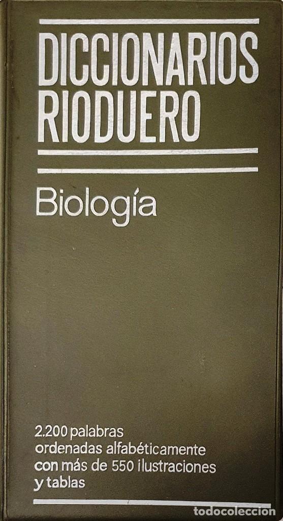 Libros de segunda mano: DICCIONARIOS RIODUERO. BIOLOGIA. 1972. - Foto 1