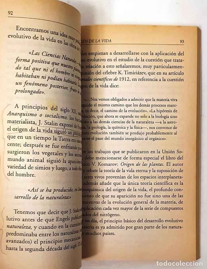Libros de segunda mano: EL ORIGEN DE LA VIDA. A. OPARIN. FONTANA 1998. - Foto 3